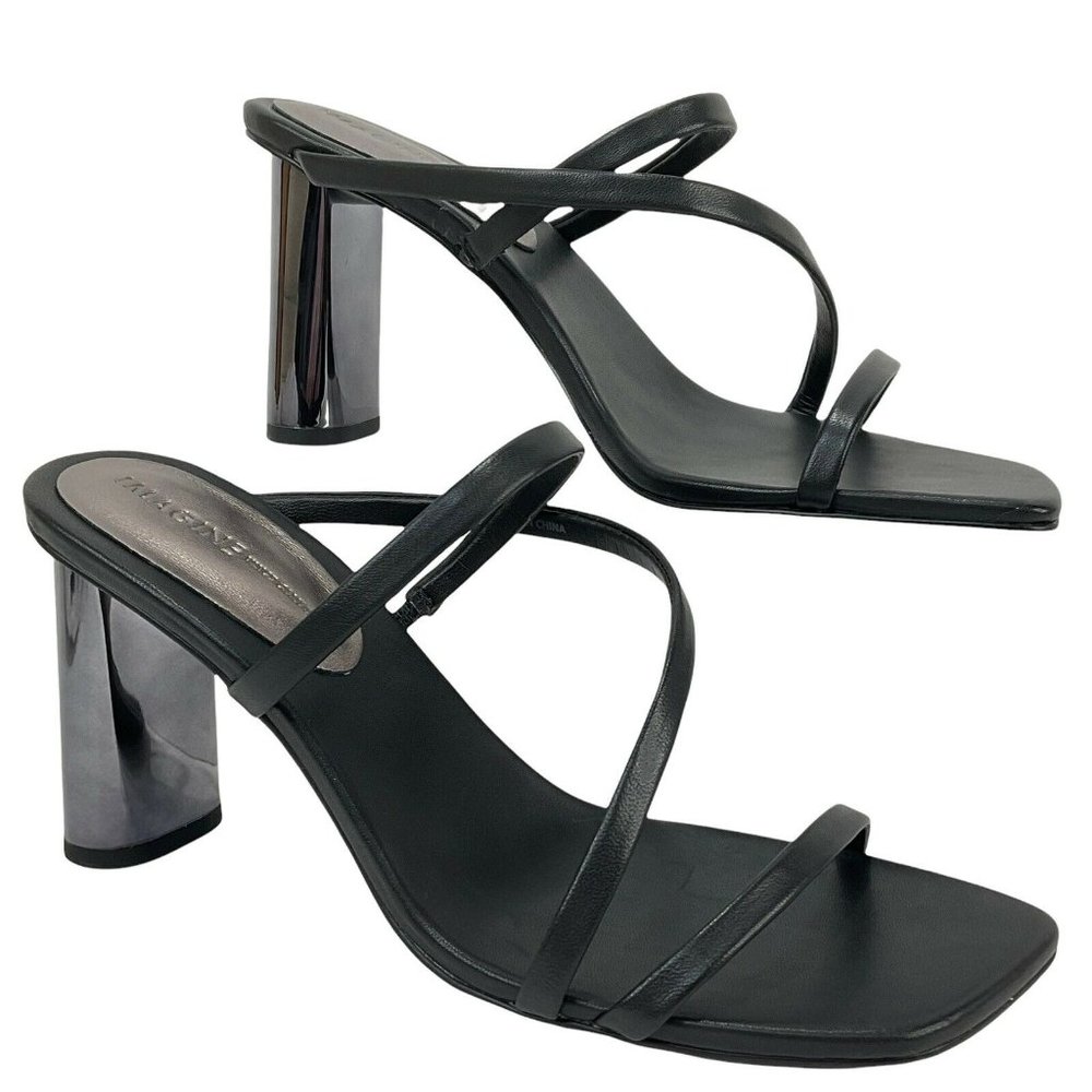 Imagine by Vince Camuto Shoe Womens Size 7 M Zayda Black Chrome Heel Nib $160.00